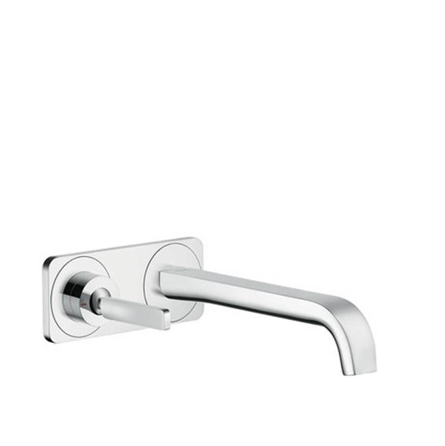 AXOR Citterio E Wall-Mounted Single-Handle Faucet Trim with Base Plate