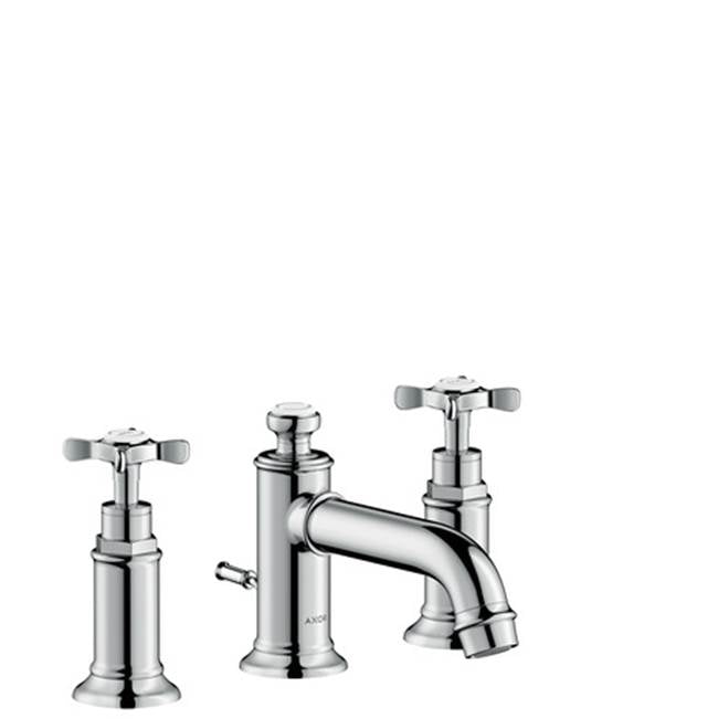 AXOR Montreux Widespread Faucet 30 with Cross Handles and Pop-Up Drain