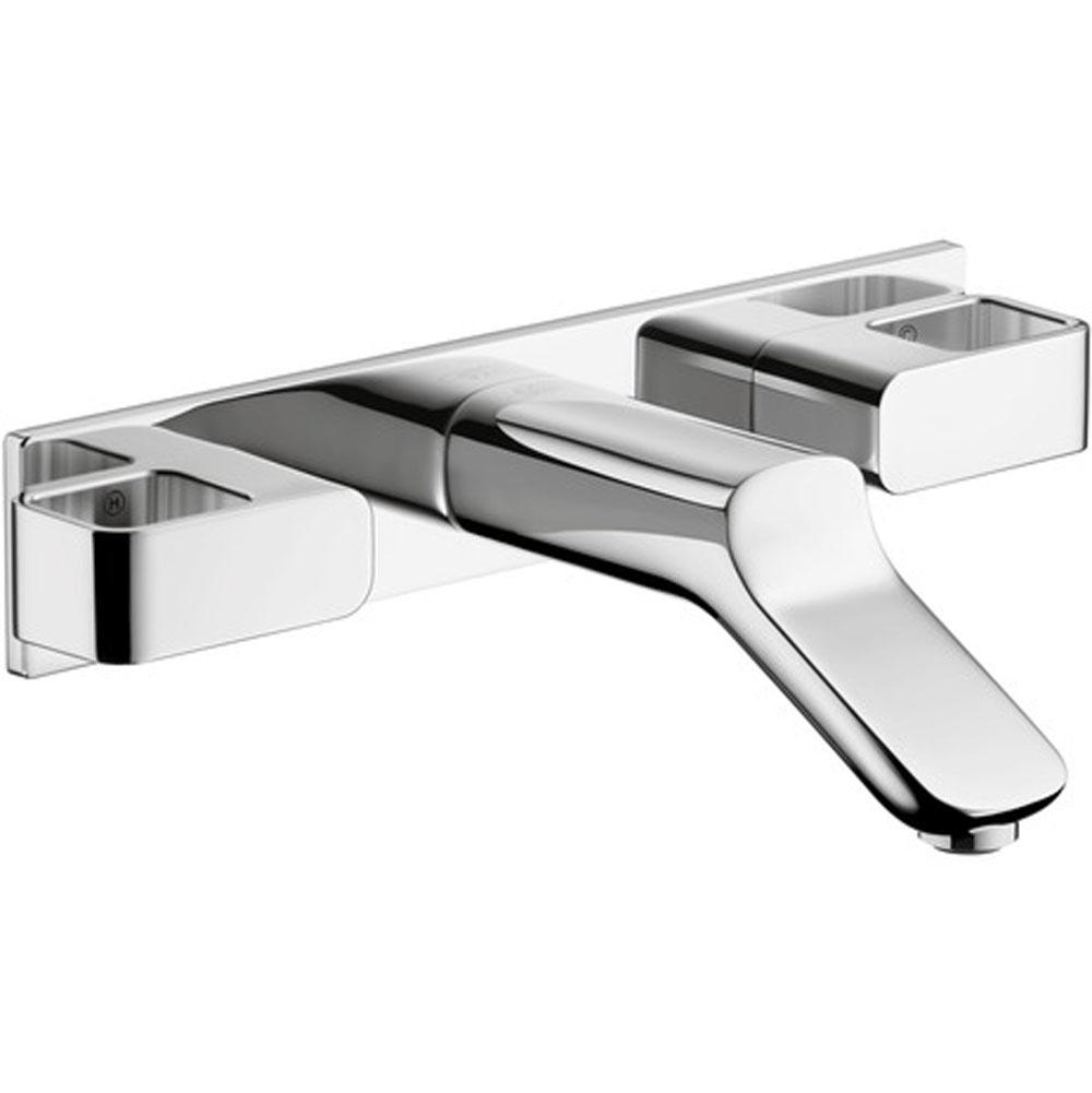 AXOR Urquiola Wall-Mounted Widespread Faucet Trim with Base Plate