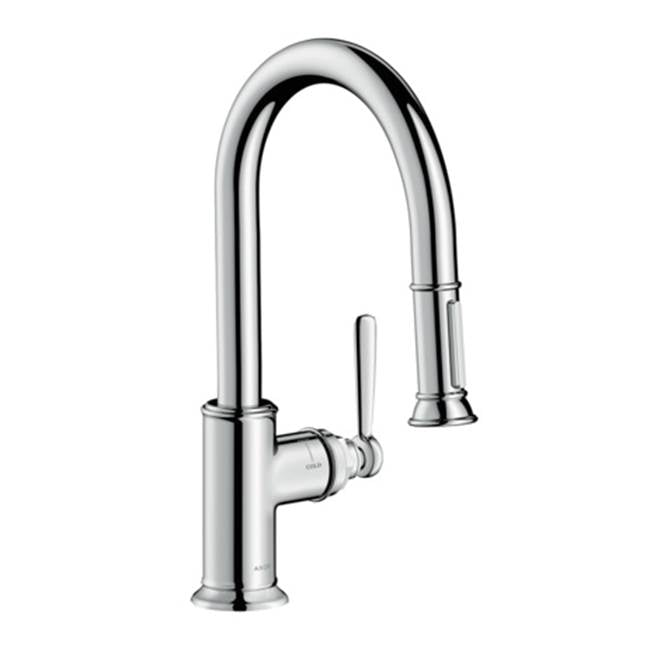 AXOR Montreux Prep Kitchen Faucet 2-Spray Pull-Down
