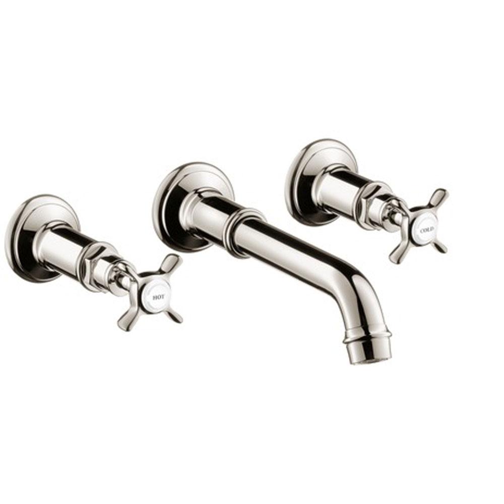 AXOR Montreux Wall-Mounted Widespread Faucet Trim with Cross Handles