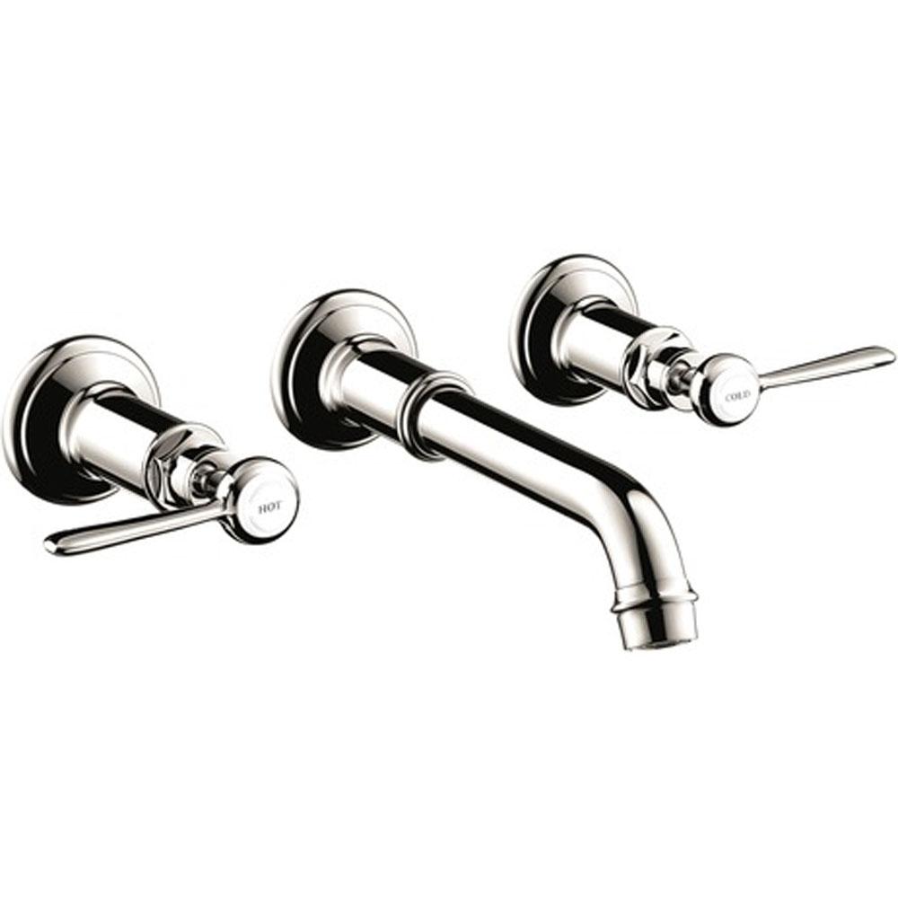 AXOR Montreux Wall-Mounted Widespread Faucet Trim with Lever Handles