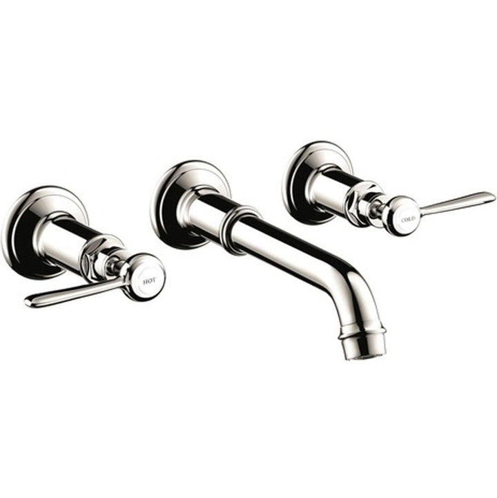 AXOR Montreux Wall-Mounted Widespread Faucet Trim with Lever Handles