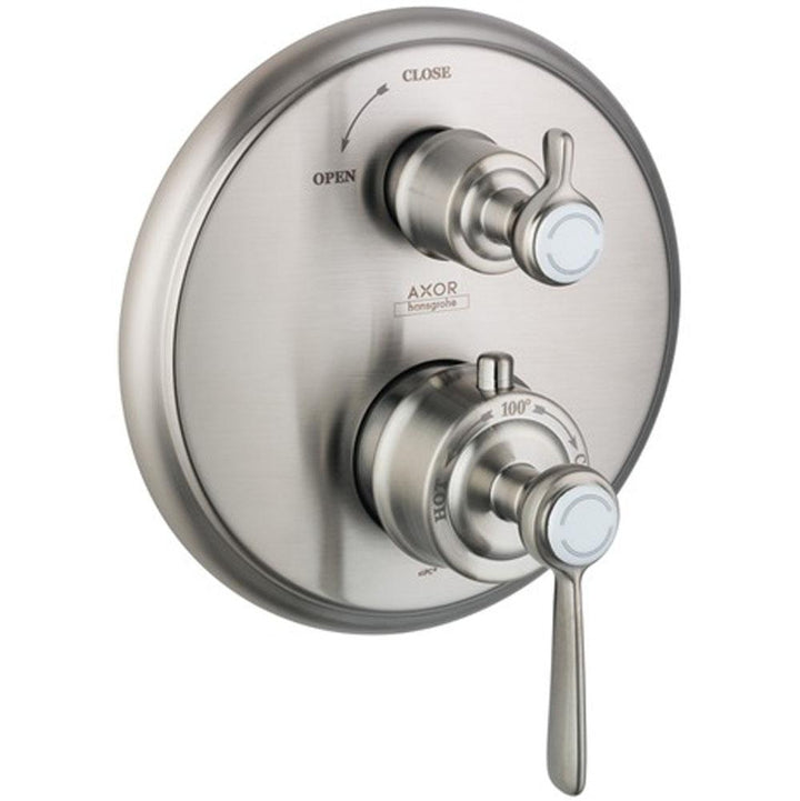 AXOR Montreux Thermostatic Trim with Volume Control- Lever Handle