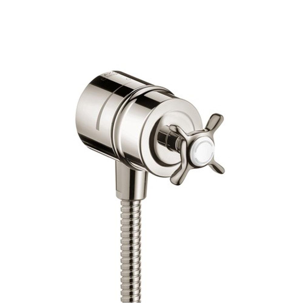 AXOR Montreux Wall Outlet with Check Valves and Volume Control Cross Handle