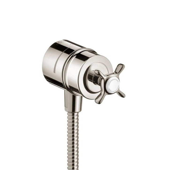 AXOR Montreux Wall Outlet with Check Valves and Volume Control Cross Handle