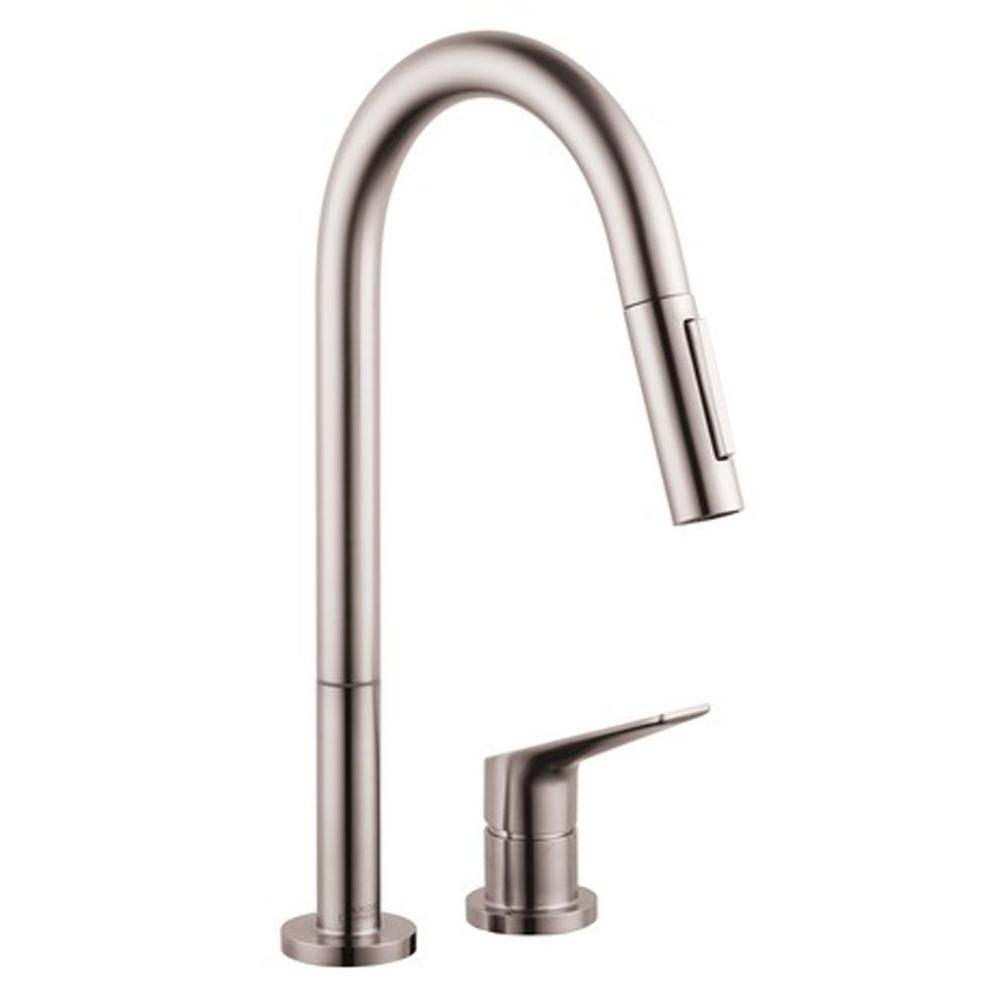 AXOR Citterio M 2-Hole Single-Handle Kitchen Faucet 2-Spray Pull-Down