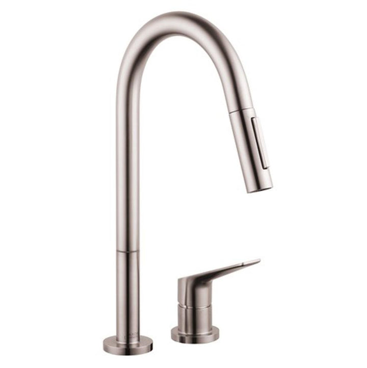 AXOR Citterio M 2-Hole Single-Handle Kitchen Faucet 2-Spray Pull-Down