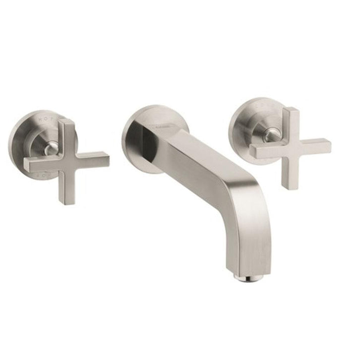AXOR Citterio Wall-Mounted Widespread Faucet with Cross Handles