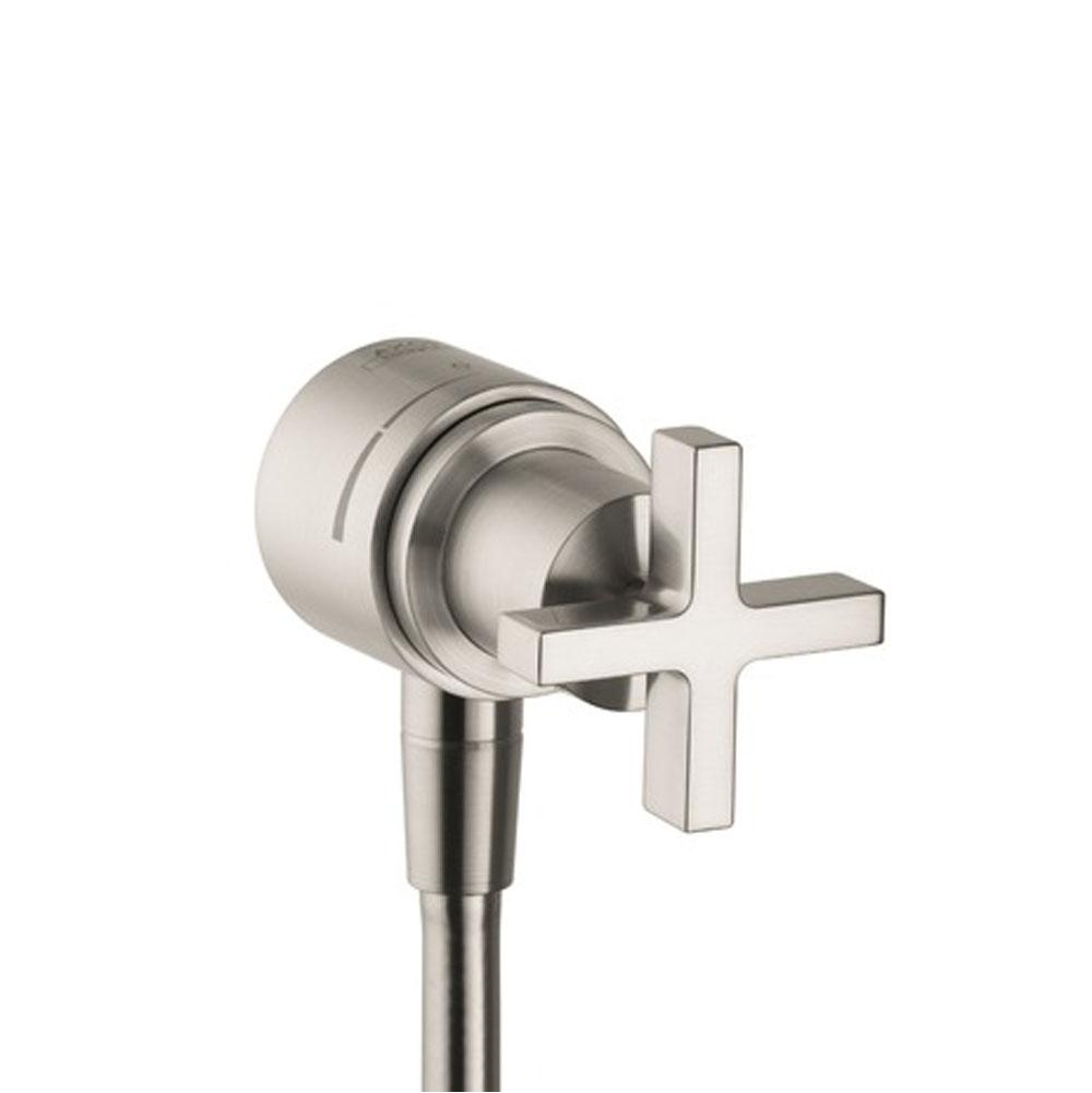 AXOR Citterio Wall Outlet with Check Valves and Volume Control Cross-Handle