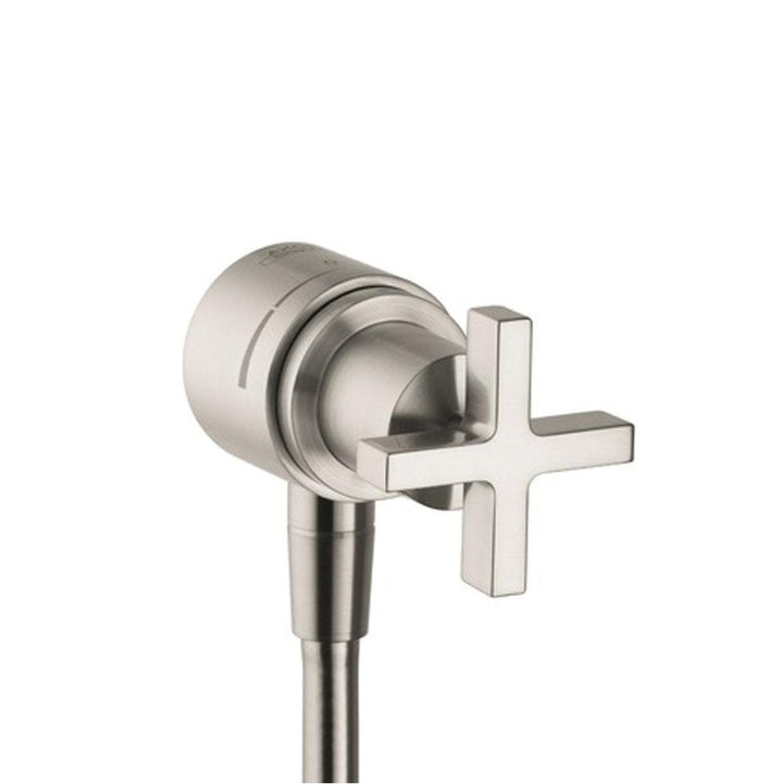 AXOR Citterio Wall Outlet with Check Valves and Volume Control Cross-Handle