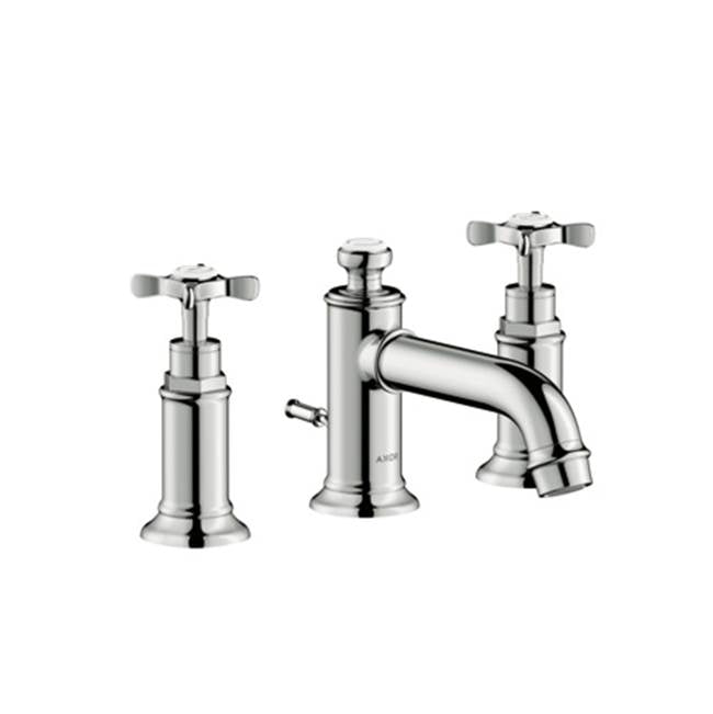 AXOR Montreux Widespread Faucet 30 with Cross Handles and Pop-Up Drain