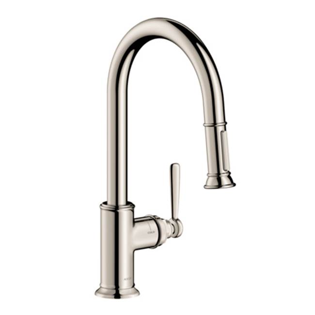 AXOR Montreux HighArc Kitchen Faucet 2-Spray Pull-Down