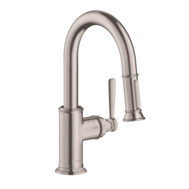 AXOR Montreux Prep Kitchen Faucet 2-Spray Pull-Down