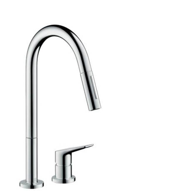 AXOR Citterio M 2-Hole Single-Handle Kitchen Faucet 2-Spray Pull-Down