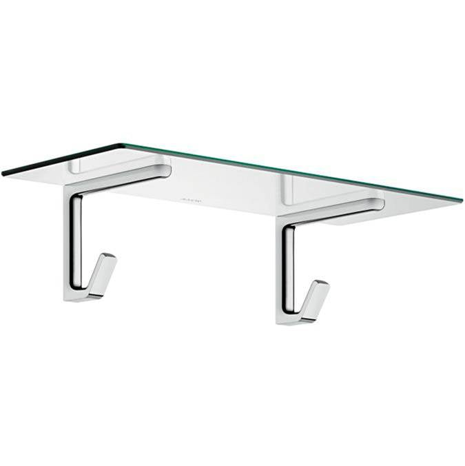 AXOR Universal SoftSquare Towel Shelf with Robe Hooks