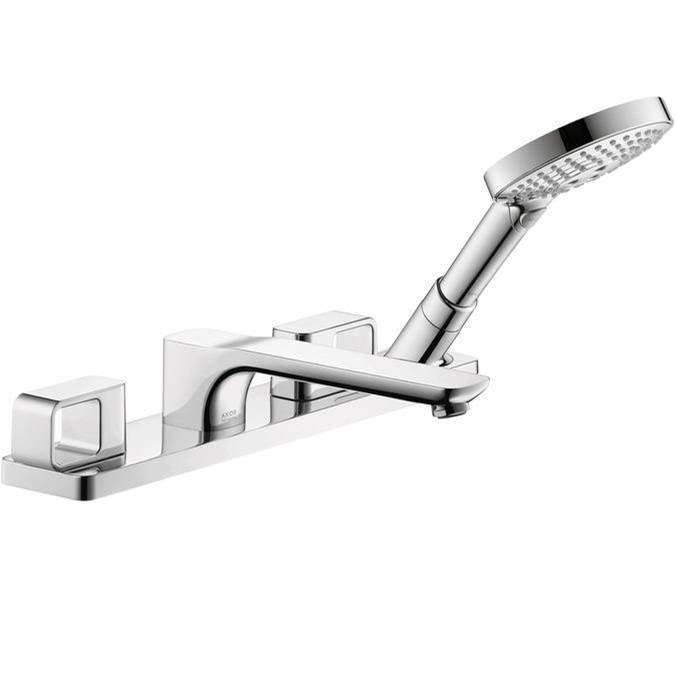 AXOR Urquiola 4-Hole Roman Tub Set Trim with Handshower