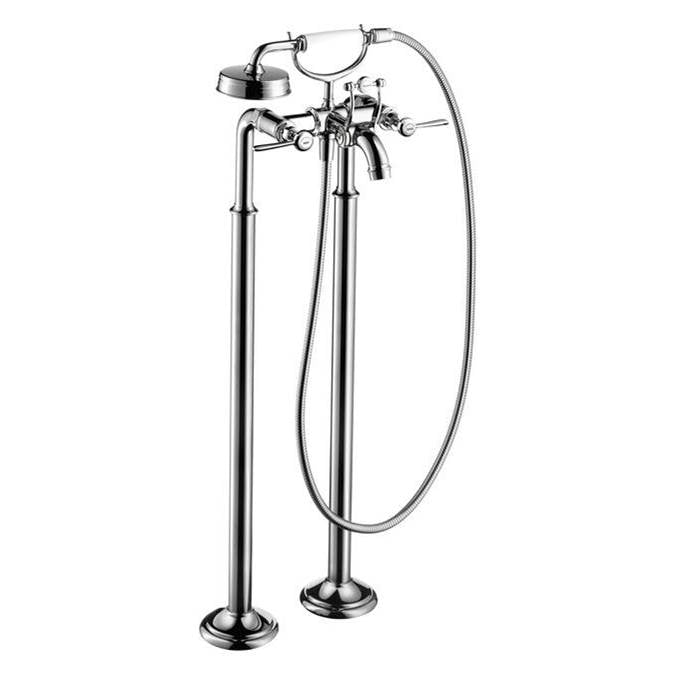 AXOR Montreux 2-Handle Freestanding Tub Filler Trim with Lever Handles and Handshower