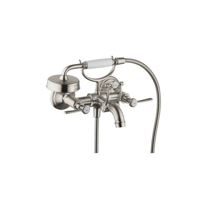 AXOR Montreux 2-Handle Wall-Mounted Tub Filler with Lever Handles and Handshower