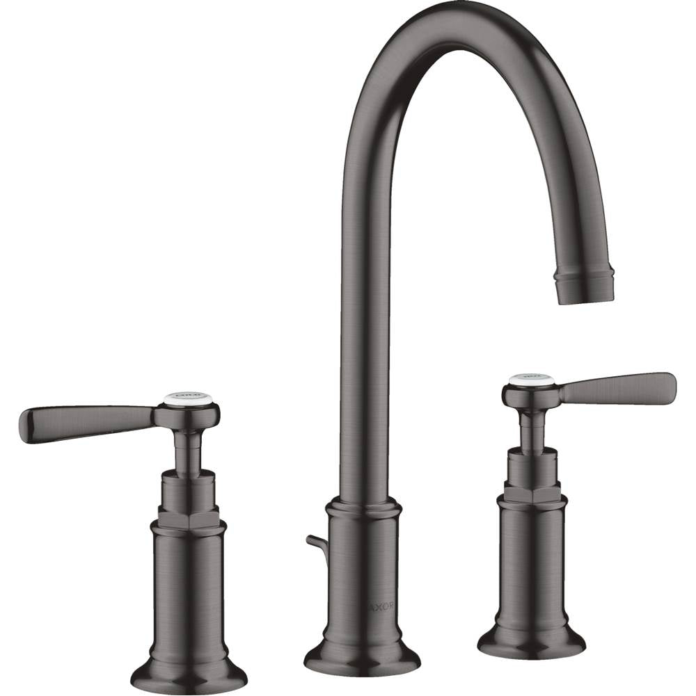 AXOR Montreux Widespread Faucet 180 with Lever Handles and Pop-Up Drain