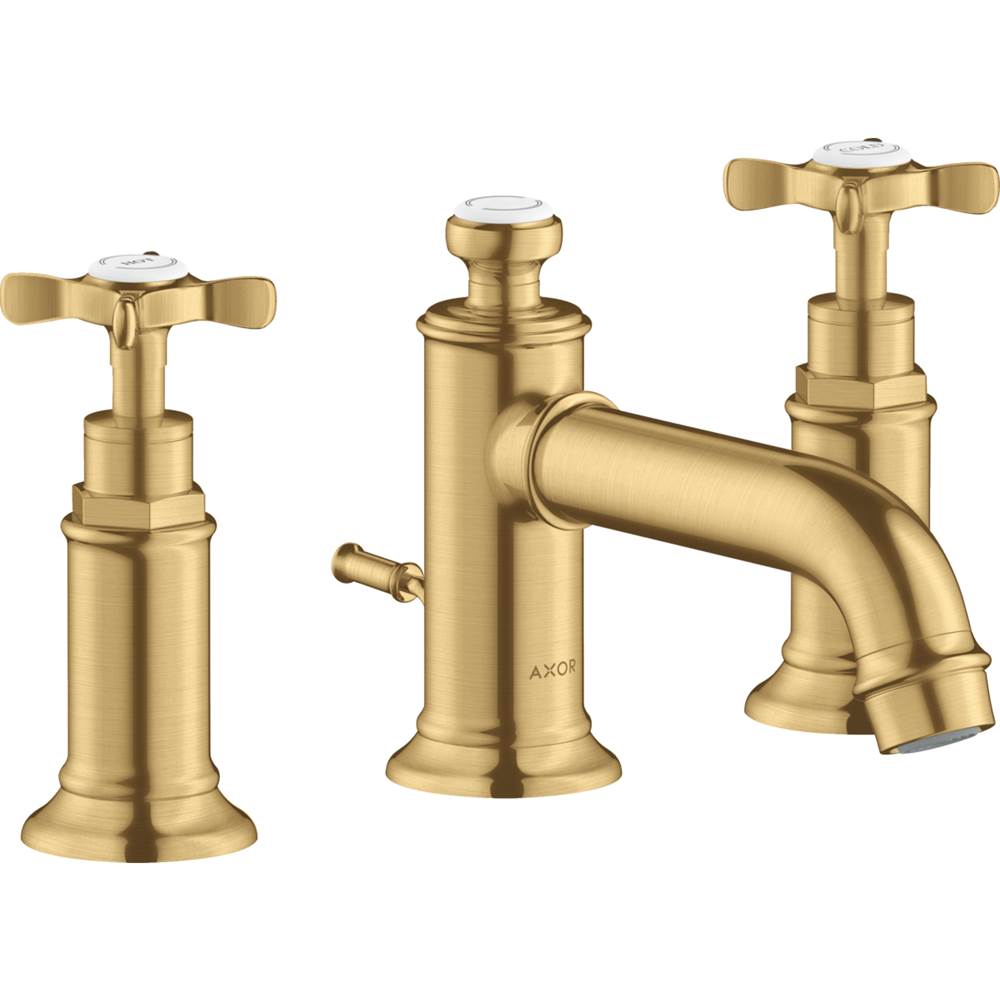 AXOR Montreux Widespread Faucet 30 with Cross Handles and Pop-Up Drain