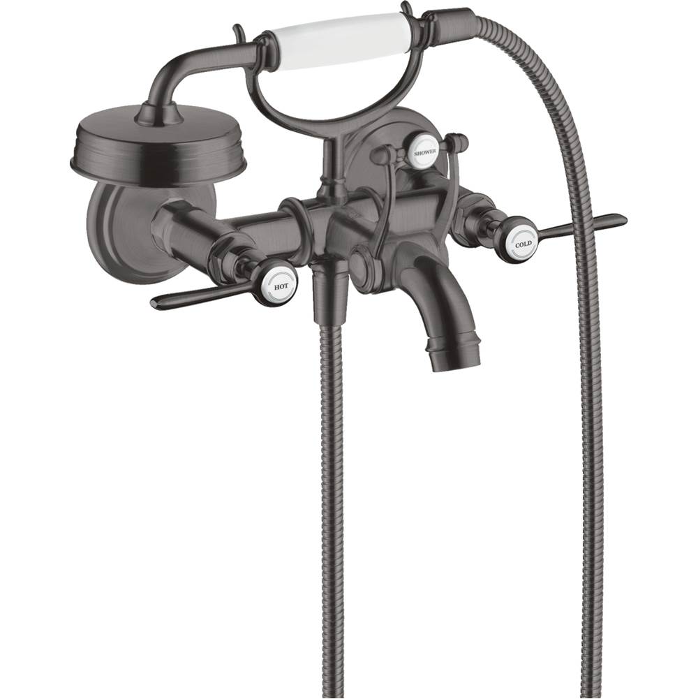 AXOR Montreux 2-Handle Wall-Mounted Tub Filler with Lever Handles and Handshower