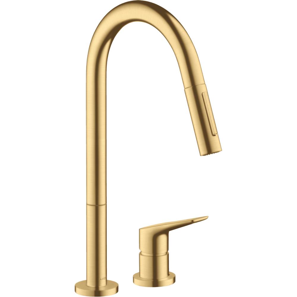 AXOR Citterio M 2-Hole Single-Handle Kitchen Faucet 2-Spray Pull-Down