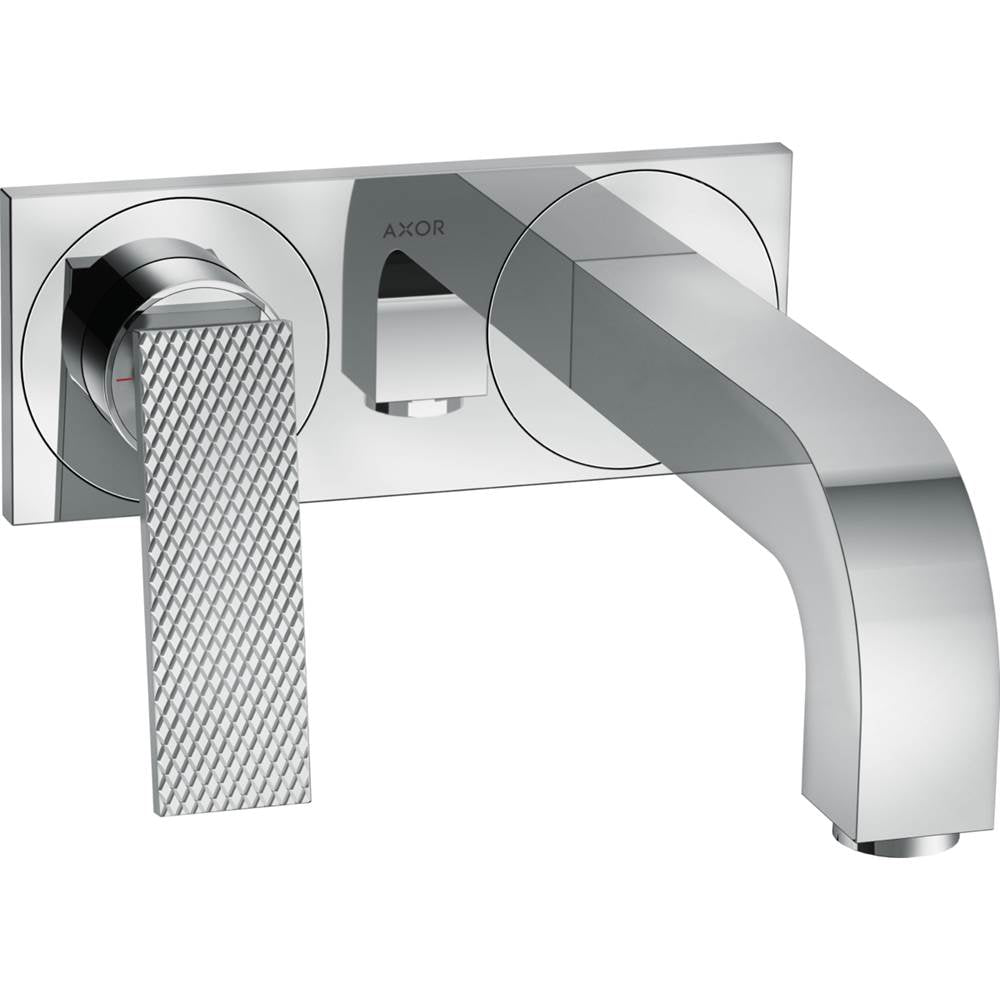 AXOR Citterio Wall-Mounted Single-Handle Faucet Trim with Base Plate- Rhombic Cut