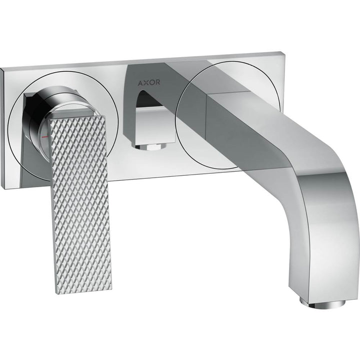 AXOR Citterio Wall-Mounted Single-Handle Faucet Trim with Base Plate- Rhombic Cut