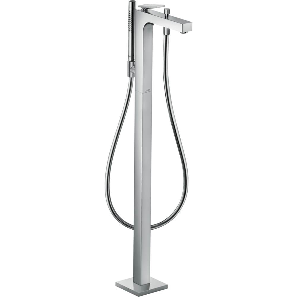 AXOR Citterio Freestanding Tub Filler Trim with Handshower- Rhombic Cut