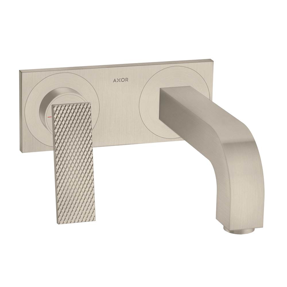 AXOR Citterio Wall-Mounted Single-Handle Faucet Trim with Base Plate- Rhombic Cut