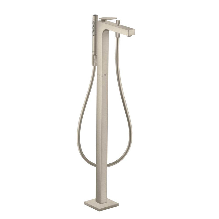 AXOR Citterio Freestanding Tub Filler Trim with Handshower- Rhombic Cut