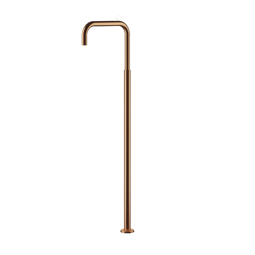 MGS Bagno Stainless Steel Floor mount Tub Spout