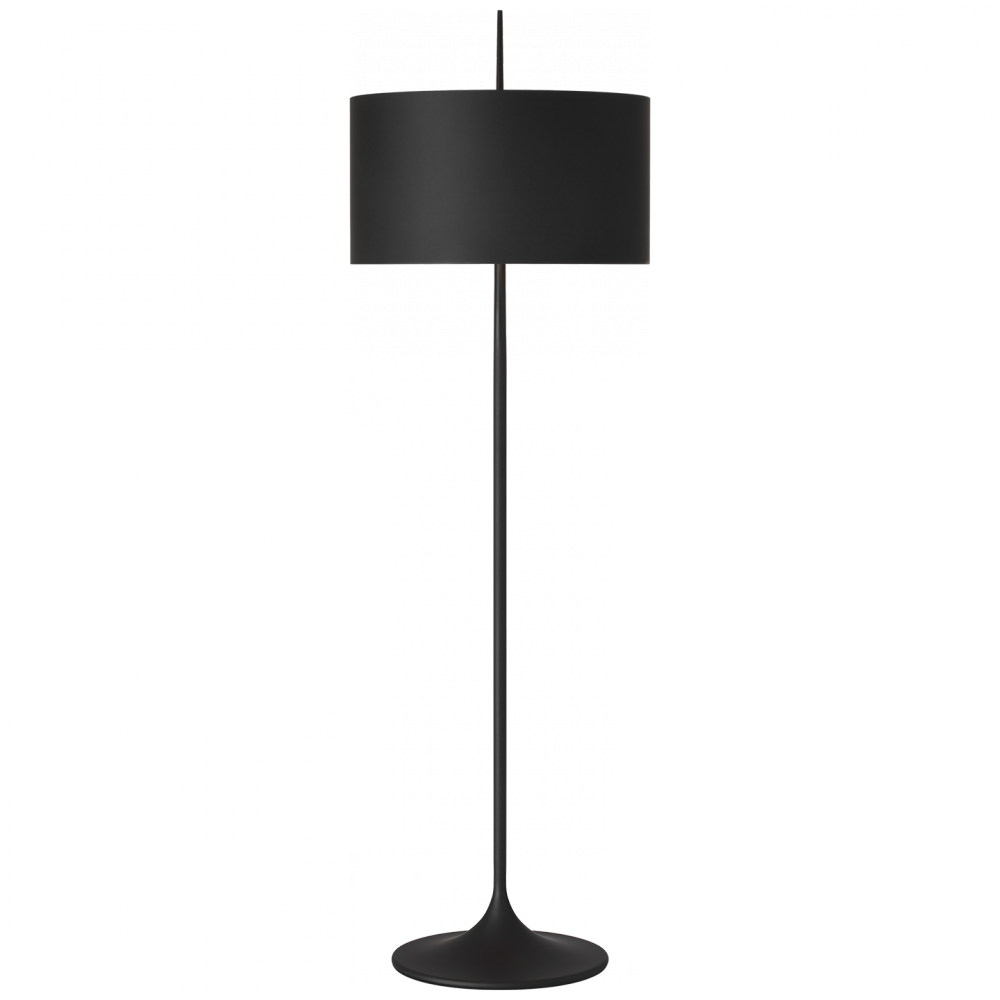 Visual Comfort Signature Spinet Floor Lamp in Matte Black