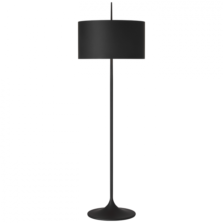 Visual Comfort Signature Spinet Floor Lamp in Matte Black