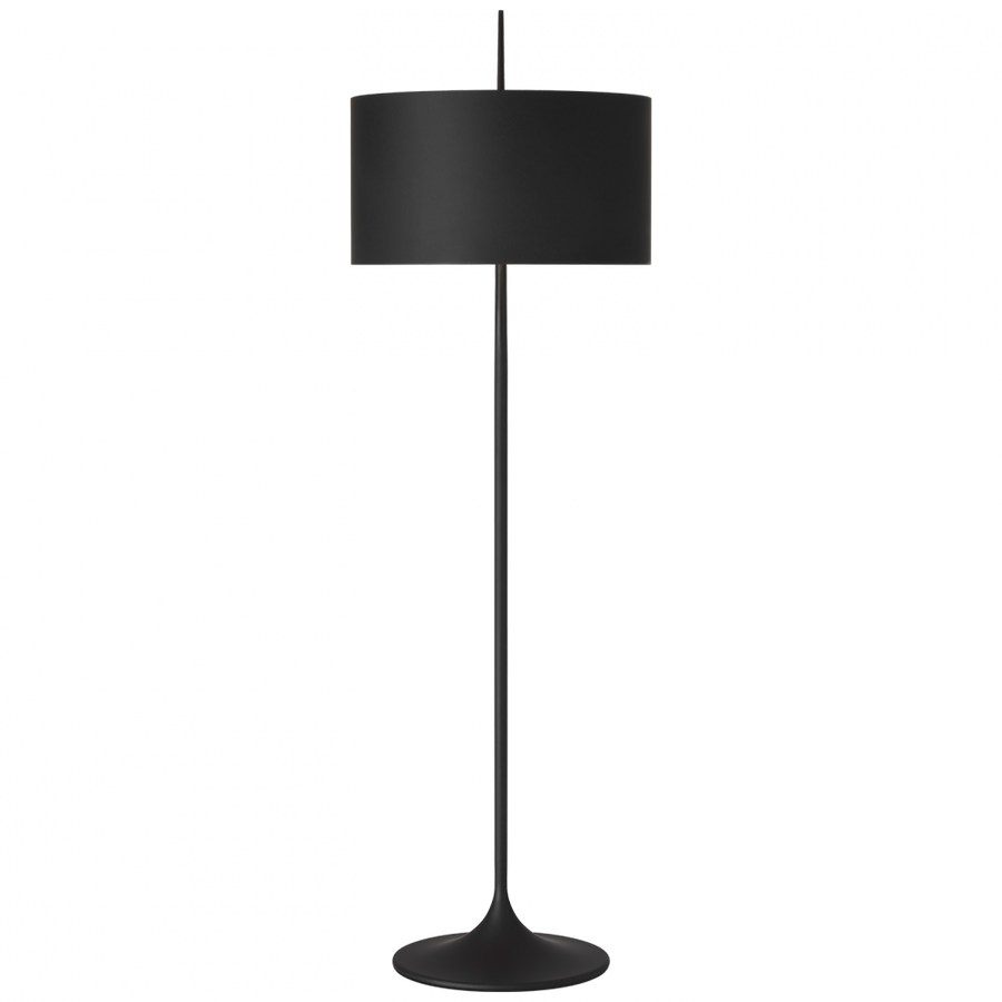 Visual Comfort Signature Spinet Floor Lamp in Matte Black