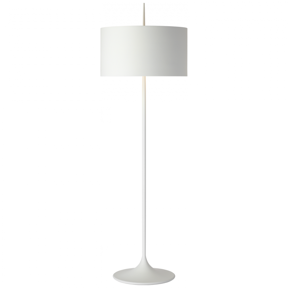 Visual Comfort Signature Spinet Floor Lamp in Matte White