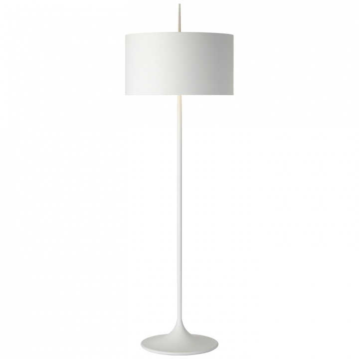 Visual Comfort Signature Spinet Floor Lamp in Matte White