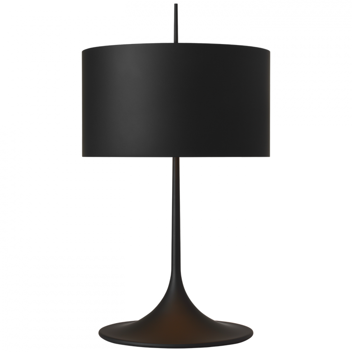Visual Comfort Signature Spinet Table Lamp in Matte Black
