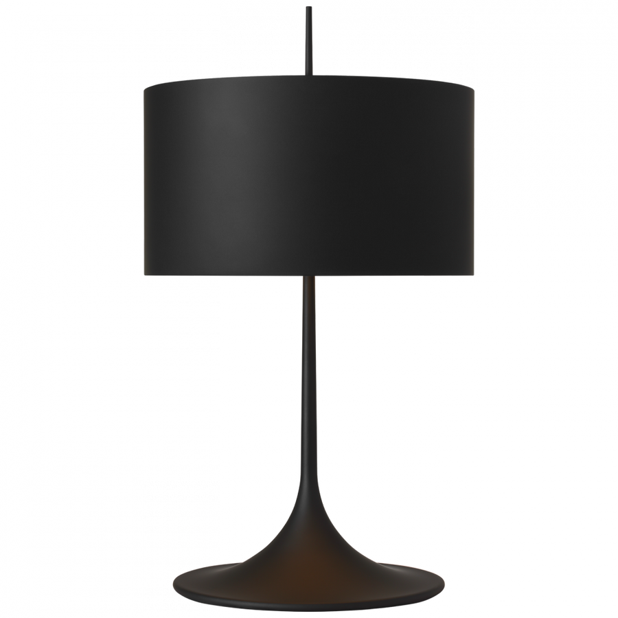 Visual Comfort Signature Spinet Table Lamp in Matte Black