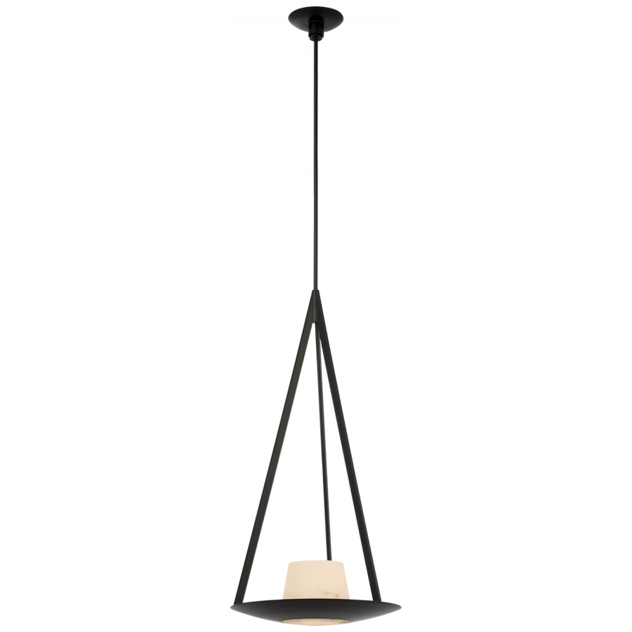 Visual Comfort Signature Divina Pendant in Modern Iron