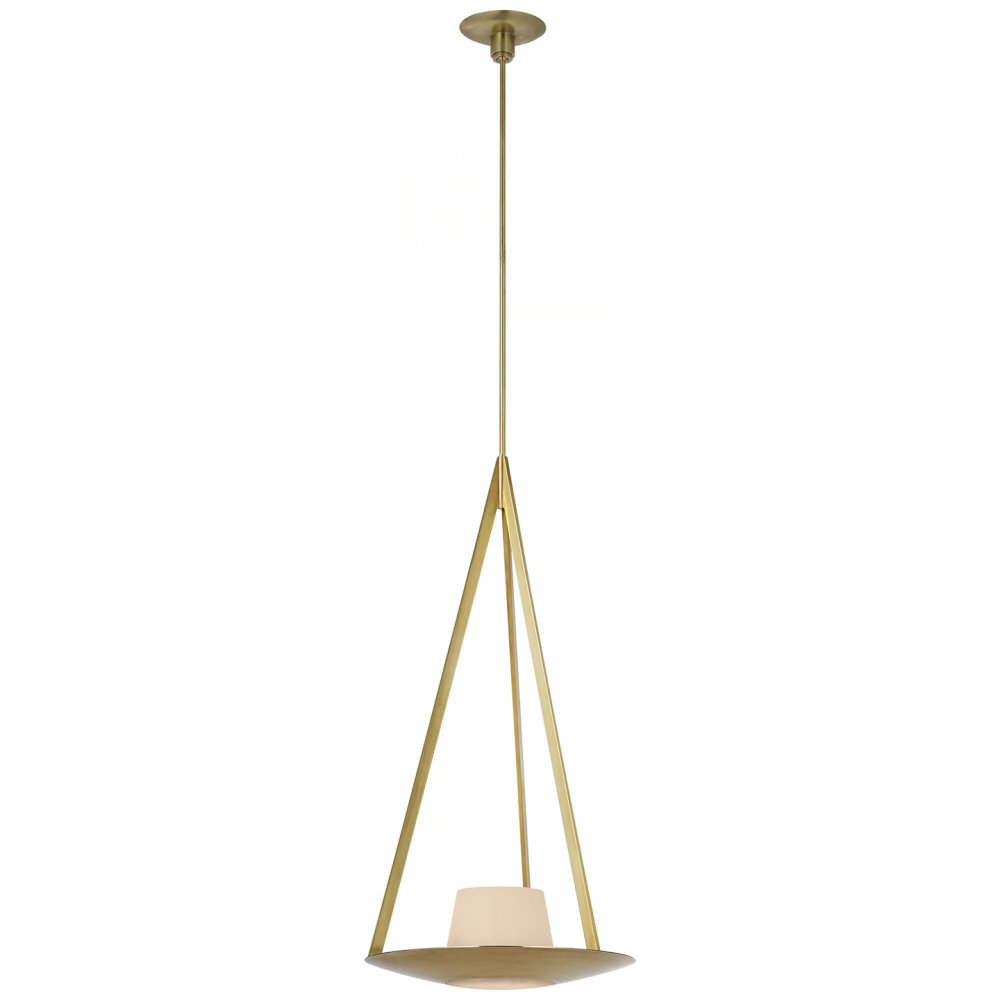 Visual Comfort Signature Divina Pendant in Soft Brass