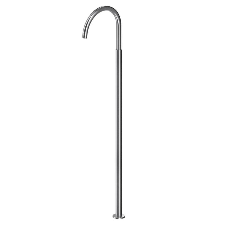MGS Bagno Stainless Steel Floor mount Tub Spout