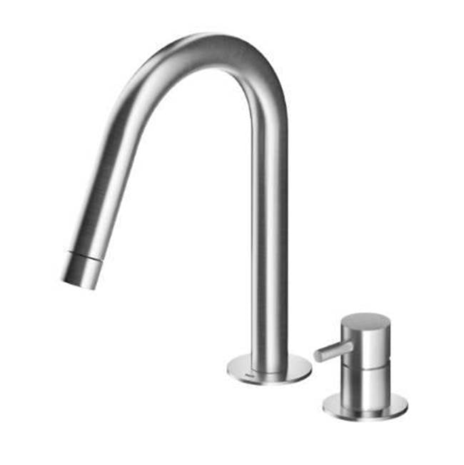 MGS Bagno Minimal Two hole Stainless Steel Basin Faucet