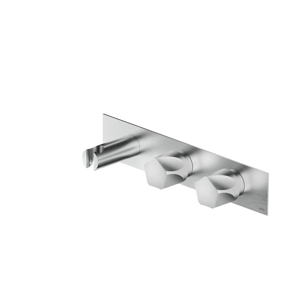 MGS Bagno Penta Stainless Steel Thermostatic Trim with Three way Diverter and Volume Control