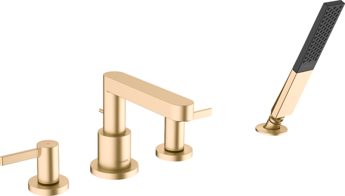 Hansgrohe Finoris 4-Hole Roman Tub Set Trim with 1.75 GPM Handshower