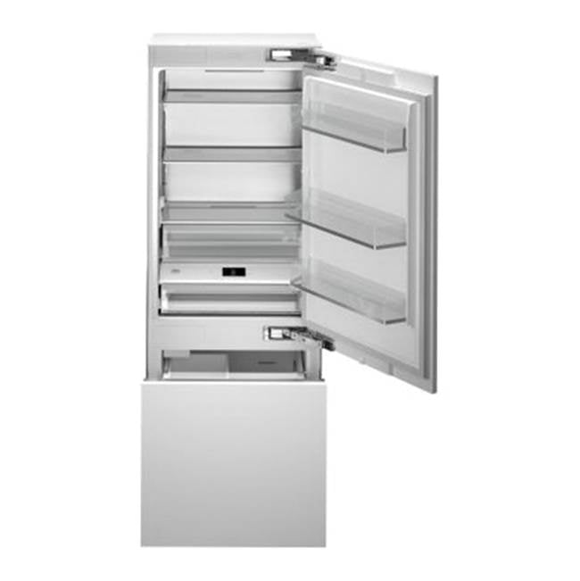 Bertazzoni Built-In Refrigerator 30" Premium Model Ice Maker and Internal Water Dispenser Reversible Doors Panel Ready