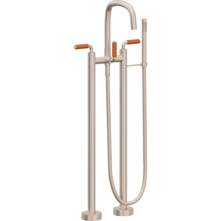 California Faucets Contemporary Floor Mount Tub Filler