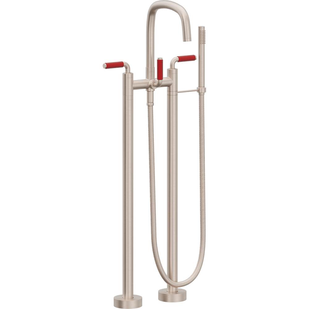 California Faucets Contemporary Floor Mount Tub Filler