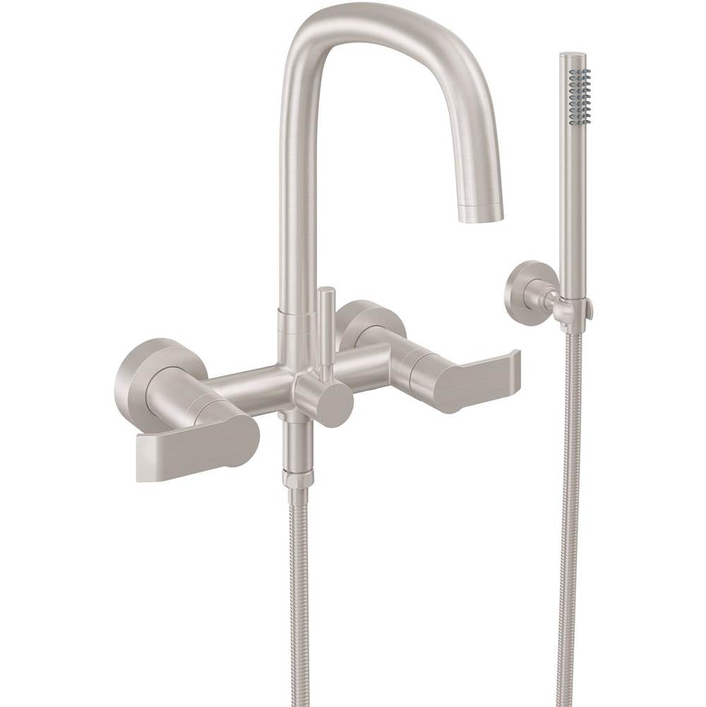 California Faucets Contemporary Wall Mount Tub Filler